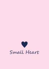 Small Heart *Pink+Navy*