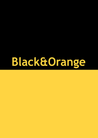 Simple Orange & Black no logo No.9-4