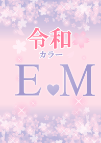 E&M-Attract luck-Reiwa color-Initial