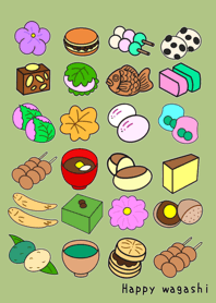 Happy wagashi