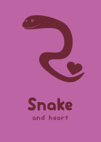 Snake & heart wakamurasaki