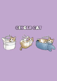gingercat5 - purple