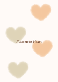 Mokomoko Heart -beige- (Autumn)