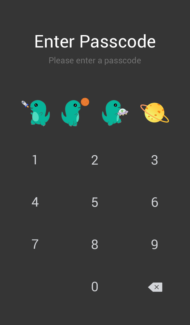 Dino Alien in Space