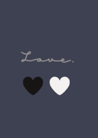 Pair Hearts /น้ำเงินเข้ม