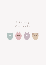 Chubby Animals /off white