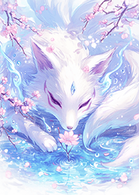 Dreamy Nine-Tailed Fox_Blue