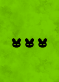 sleeping rabbit.(black1-04)