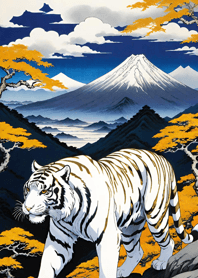 Mountain, Sea, and Moonlit Night 698D73