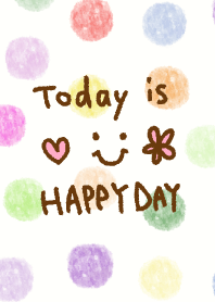 Watercolor Polka dot3 - smile10-