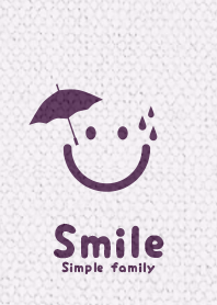 Smile Umbrella ver_Purple3