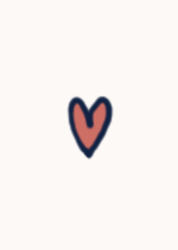 HEART / INDIGO & VERMILION