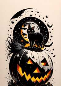 halloween cat 7CA143