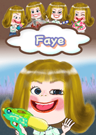 Faye little girl brown04