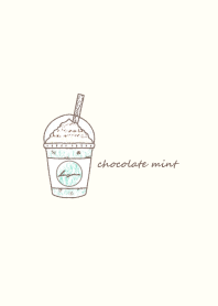 Chocolate mint frappe -beige-