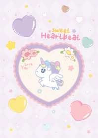 Baby Unicorn Loving Heartbeat