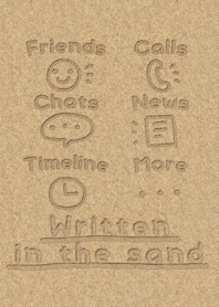 Written in the sand