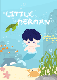 Cute little merman