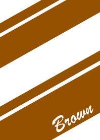 Simple Brown & White No.3