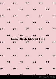 Little Black Ribbon Pink