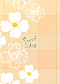 White flowers stylish check10