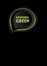 Avocado Green on Black Theme