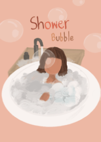 a lot of bubble bath