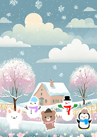 可愛い北欧風着せかえ(Winter-982)