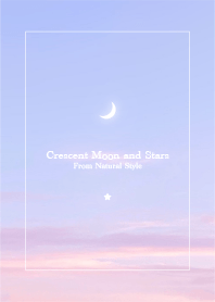 Crescent moon and stars 88/Natural Style