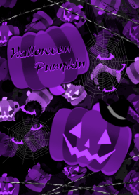 Halloween pumpkin -PURPLE-