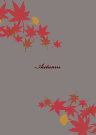Autumn Leaves Theme.Gray ver.