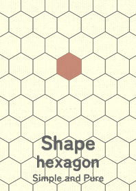 Shape hexagon choujiiro