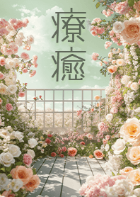 療癒唯美風景美照-露台之花1.4