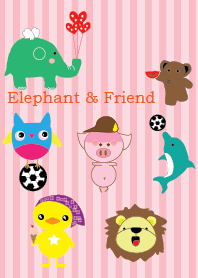 Elephant & Friend