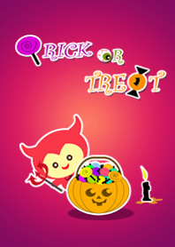 Trick or Treat at Halloween night