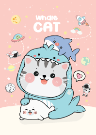 Cat Whale Cute