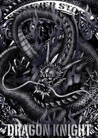 Jet black dragon knight