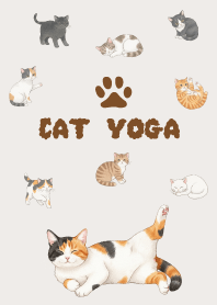 Cat doing yoga/7