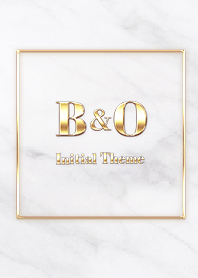 [ B&O ] Initial Theme  Gold White