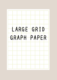 LARGE YELLOW GREEN GRID GRAPH PAPER/BE