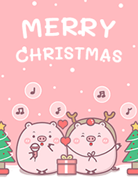 น้องหมูคริสต์มาส โฮ่ โฮ่ โฮ่!