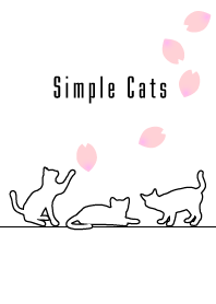 シンプルな猫 :さくらホワイト