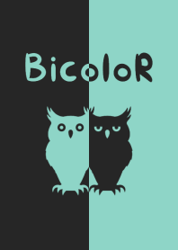 BICOLOR [owl] Blue&Black 139