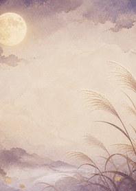 Autumn Moon Susuki
