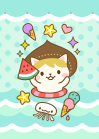 Cats and the sea. Memories of summer JP