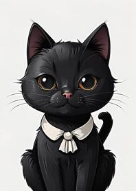 Super cute black cat BzzAr