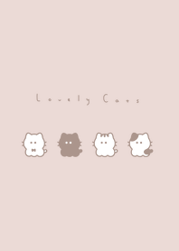 แมวน้อย / pink beige