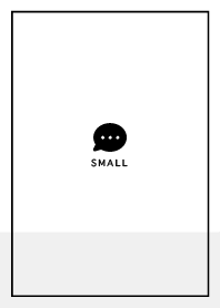 Small Button / Black&White