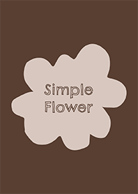 simple_flower_brown