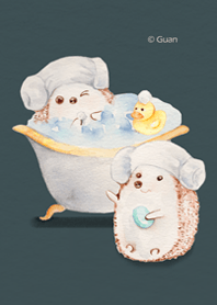 Hedgehog's daily 05 - Turquoise